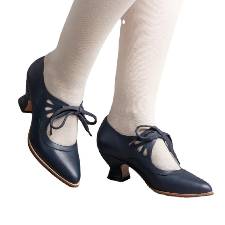 Elegante dames schoenen met comfortabele hak, perfect voor lente & zomer, bieden voetboogondersteuning.