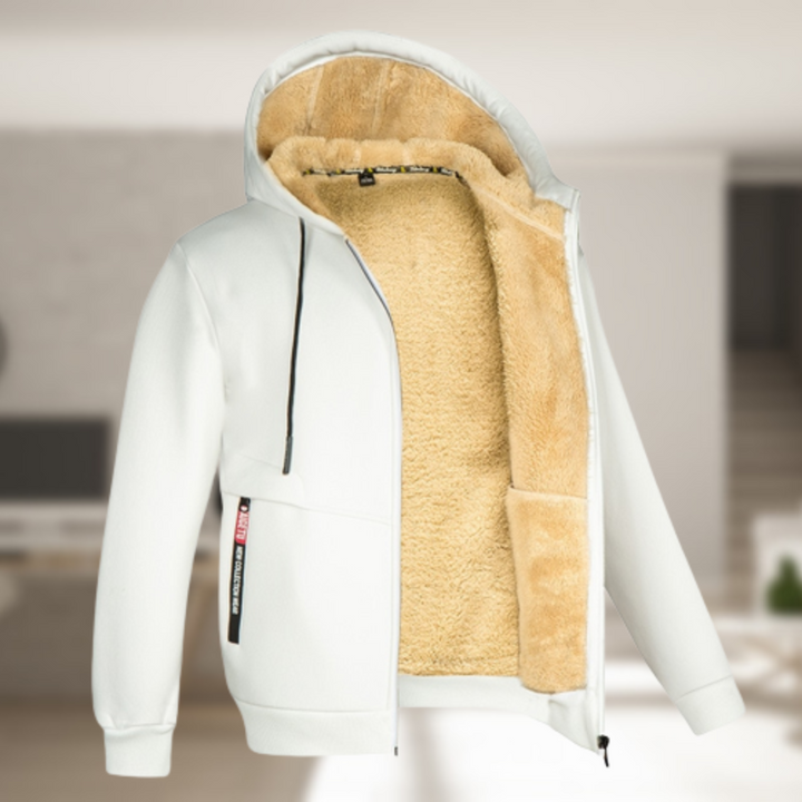 Comfortabel gevoerd wintervest voor heren, warm en veelzijdig, perfect als winterkleding.