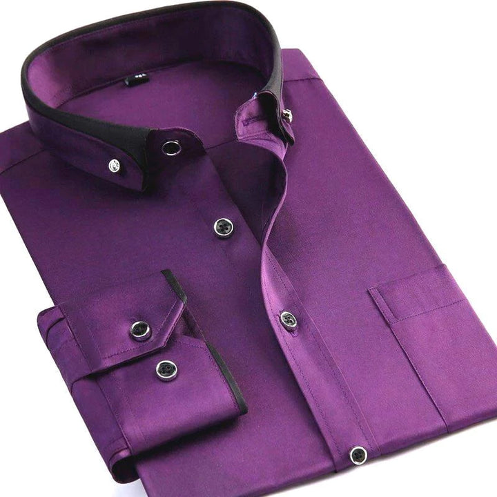 Trendy heren overhemd Victor, lange mouwen, met moderne pasvorm voor een eigentijdse en comfortabele stijl.