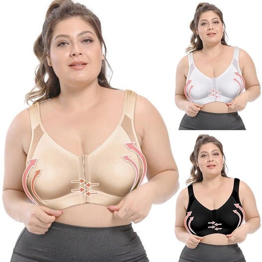 Zijaanzicht van een ergonomische dames sport bh, comfortabel design en maximale ondersteuning.