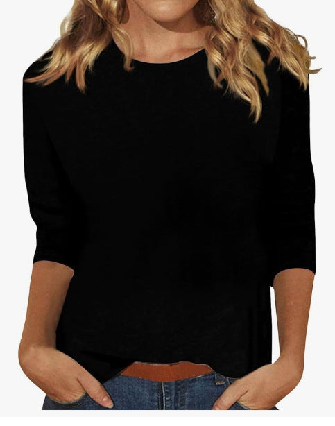 Trendy dames top met lange mouwen, stijlvol en comfortabel voor zowel casual als elegante outfits.