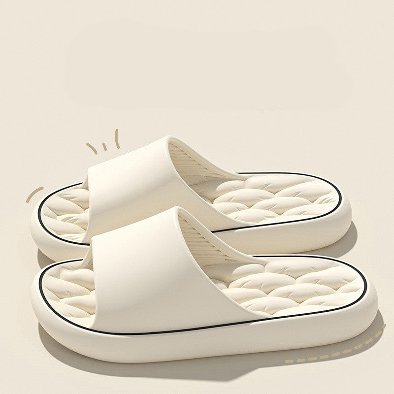 Uniseks comfortabele antislip slippers met dikke zool voor dames en heren, ideaal voor binnen & buiten.