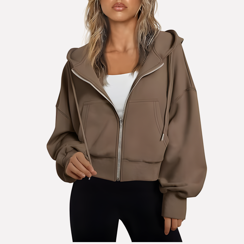 Graphic dames sweatshirt voor streetwear, comfortabel en trendy met lange mouwen en rondehals.