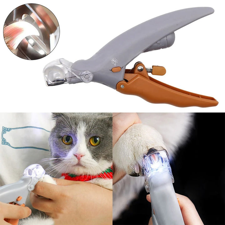 LED nagelknipper voor honden en katten, ideaal voor veilige nagelverzorging van huisdieren. Inclusief LED-licht.