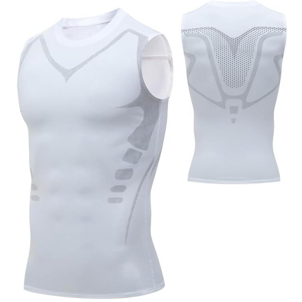 Onzichtbaar CoreForm heren bodyshape hemd voor strakker postuur. Comfortabel compressieshirt, ideaal onder kleding.