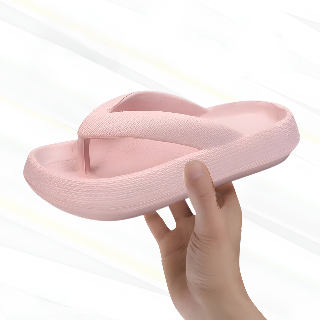 Comfortabele dames zomerslippers, orthopedisch en ergonomisch, perfect voor ontspanning.