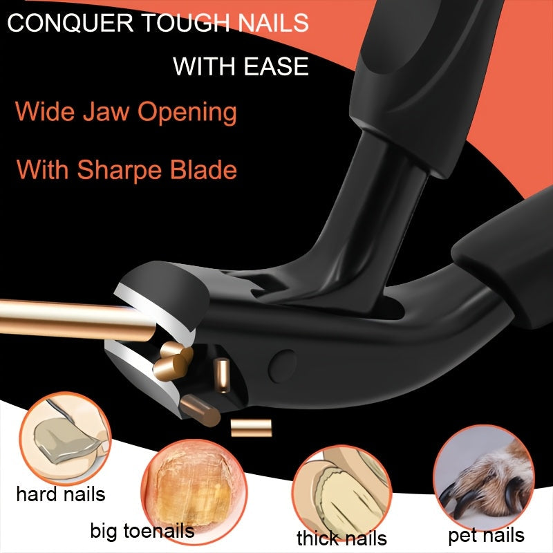 Ergonomische teennagelknipper; comfortabel en nauwkeurig voor professionele pedicure en ingegroeide nagels.