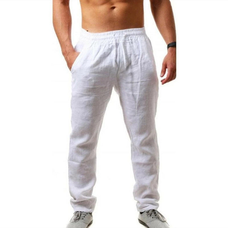 Lichte, ademende zomerbroek voor heren. Ideaal voor casual comfort en stijl in de zomer.