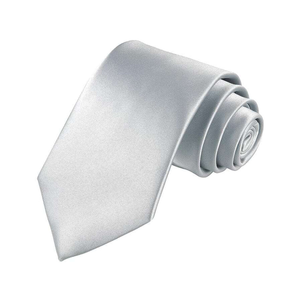 Moderne effen polyester stropdas, ideaal heren accessoire voor bruiloften en feesten.