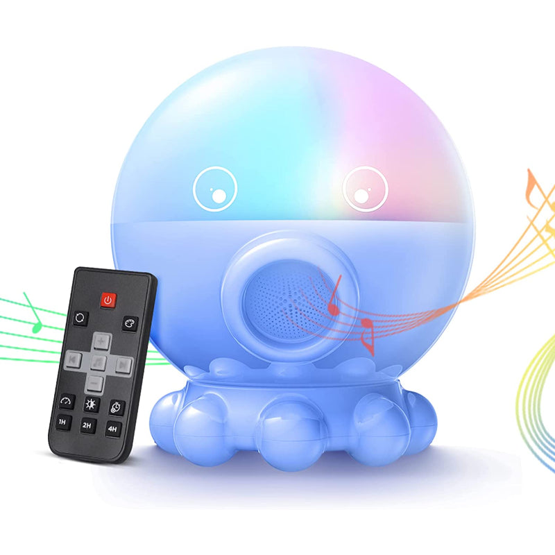 Kinder LED nachtlampje DreamAura met rustgevende oceaan- & sterrenhemelprojectie. Perfect voor de kinderkamer.