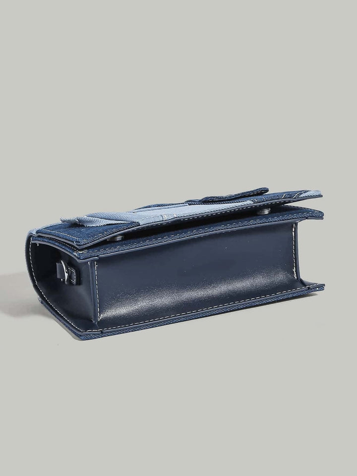 Denim dames schoudertas, blauwe spijkerstof crossbodytas, stijlvol en comfortabel.