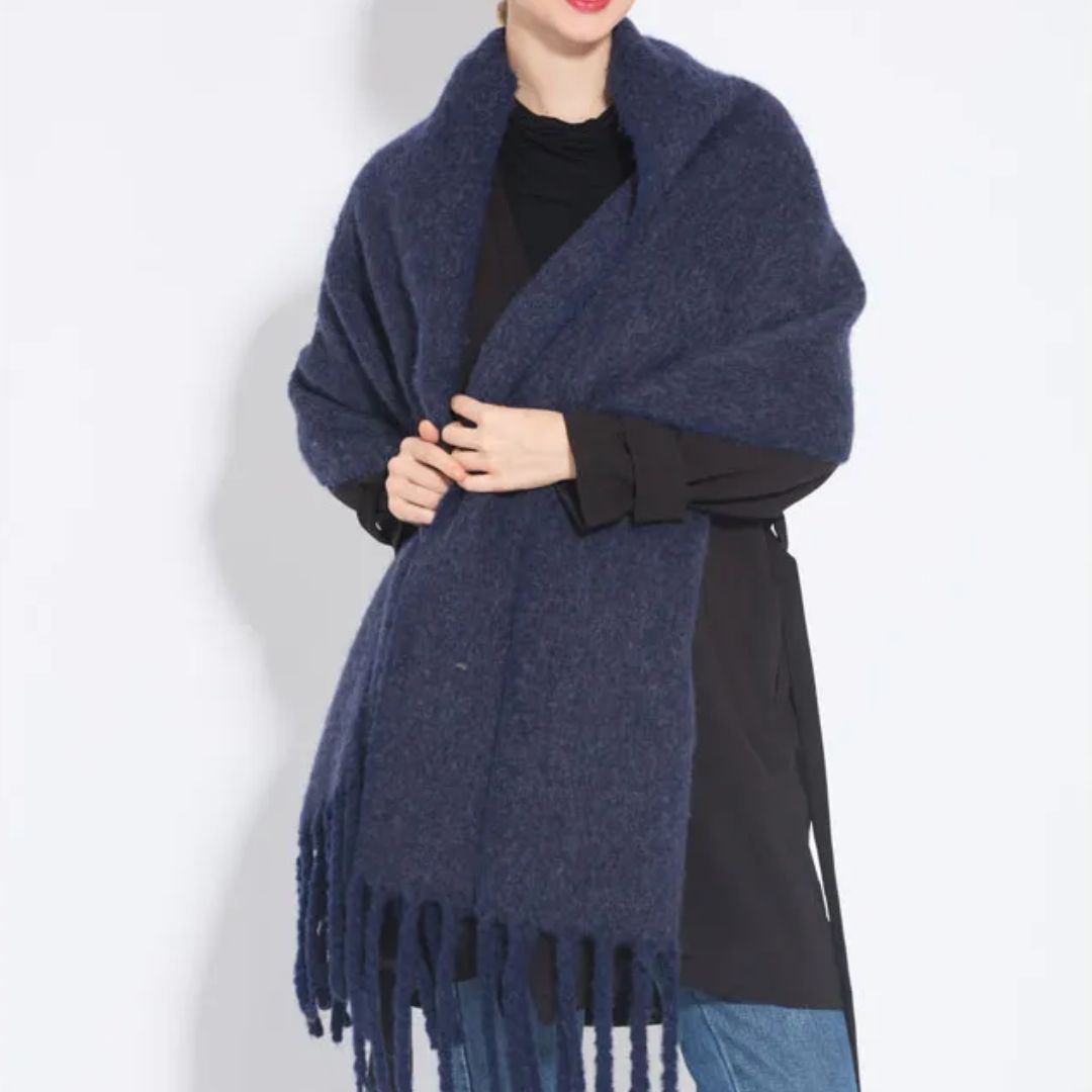Luxe kasjmier sjaal voor dames, ideaal warm wintergeschenk voor modebewuste vrouwen.