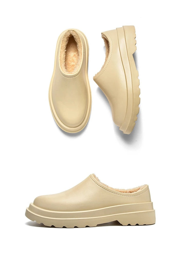 Heren waterdichte pantoffels met grip, perfect voor trail, bieden warmte & comfort binnen & buiten.