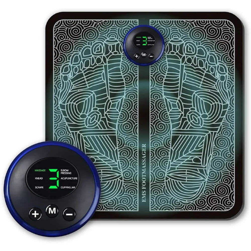Unisex EMS voetmassage kussen voor snelle pijnverlichting en ontspanning van gestreste, vermoeide voeten.