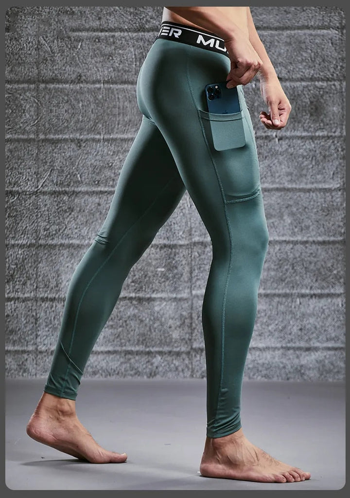 Heren sportlegging voor gym, hardlopen & yoga; comfort, stijl & compressie.