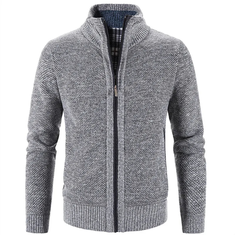 Stijlvol heren gebreid slimfit vest voor de herfst, comfortabel en modieus.