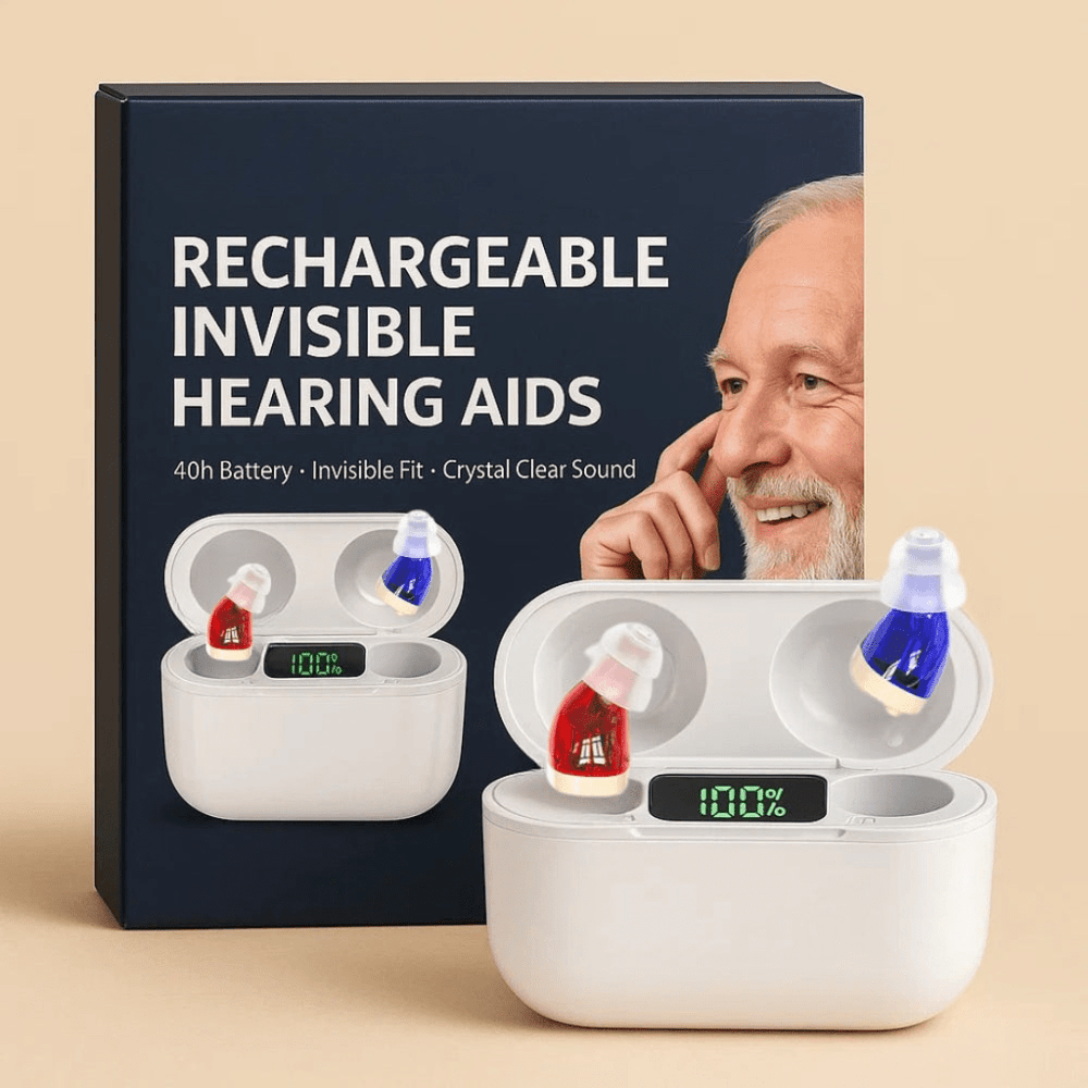 Discreet in-ear gehoorhulpmiddel met helder geluid, ideaal voor fitness en dagelijks gebruik. Onzichtbaar.