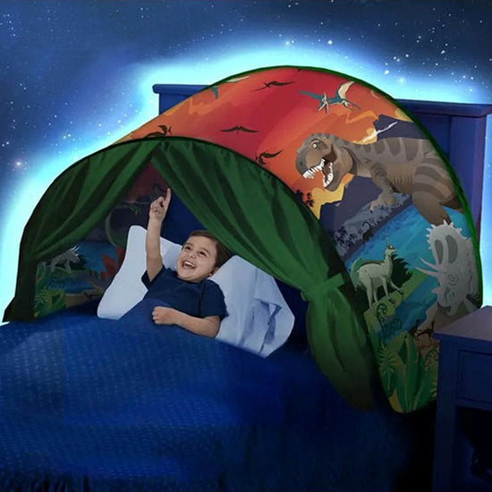 Magische kinderbedtent SweetDream, creëert een veilige, geborgen slaapplek. Perfect voor fantasierijke slaapavonturen.