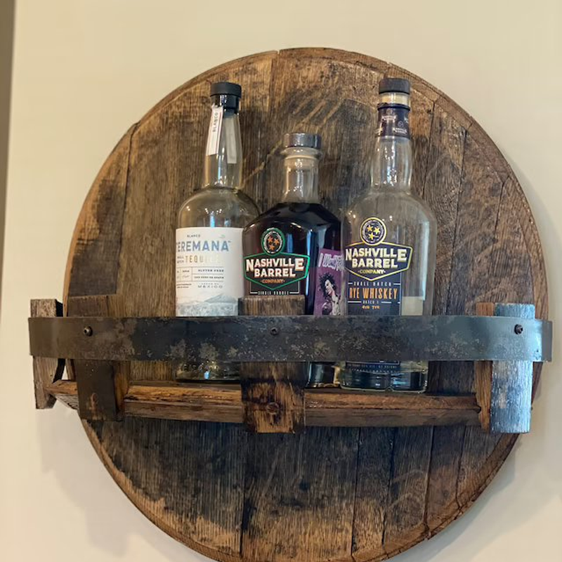 Origineel cadeau: handgemaakt whiskey vatrek van eikenhout, gerecyclede bourbonvatten.