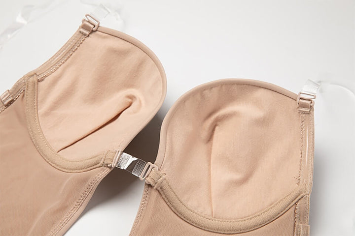 Comfortabele dames bodyshaper, rugloos met diepe V-hals, onzichtbaar corrigerend ondergoed voor perfectie.