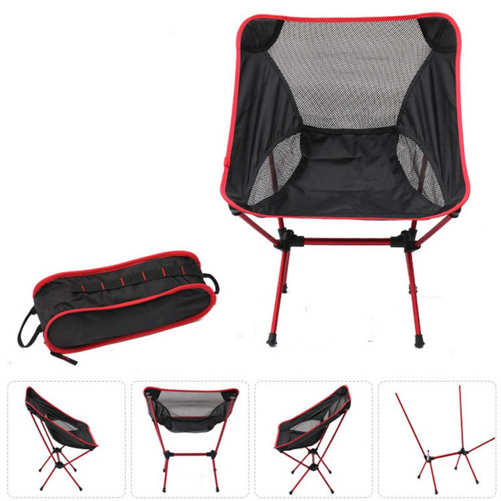 Compacte opvouwbare draagstoel, een must-have voor avonturiers en buitenliefhebbers.