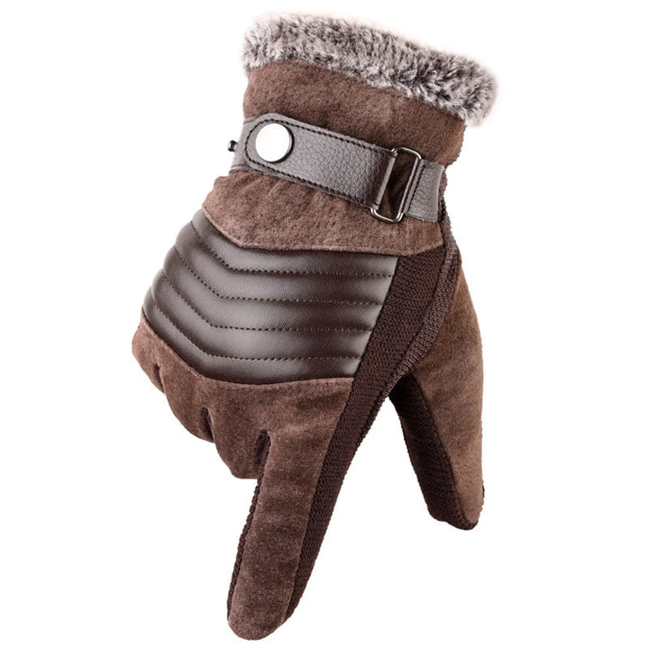 Heren outdoor handschoenen met warmte technologie, touchscreen vriendelijk. Essentiële accessoires voor koud weer.