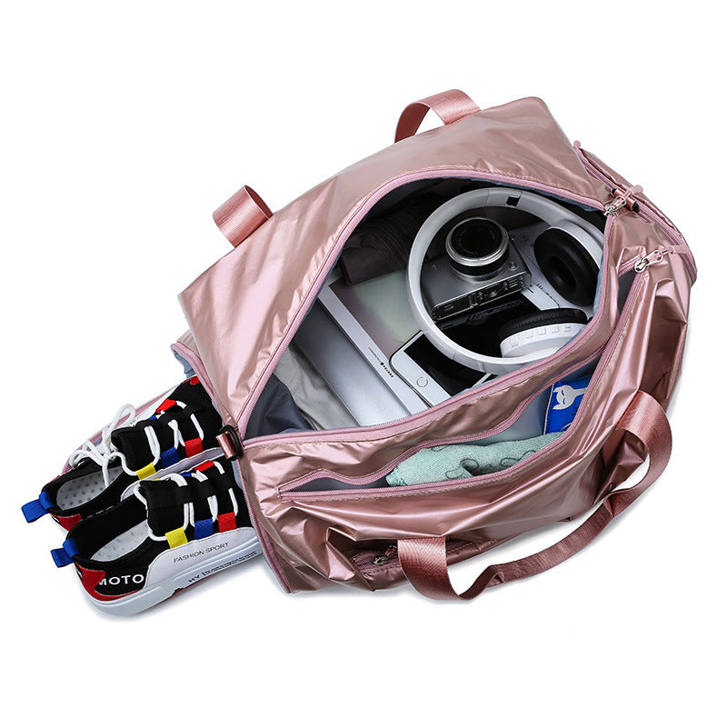 Compacte unisex sporttas/plunjezak met vakken, waterafstotend, ideaal voor training en sport.