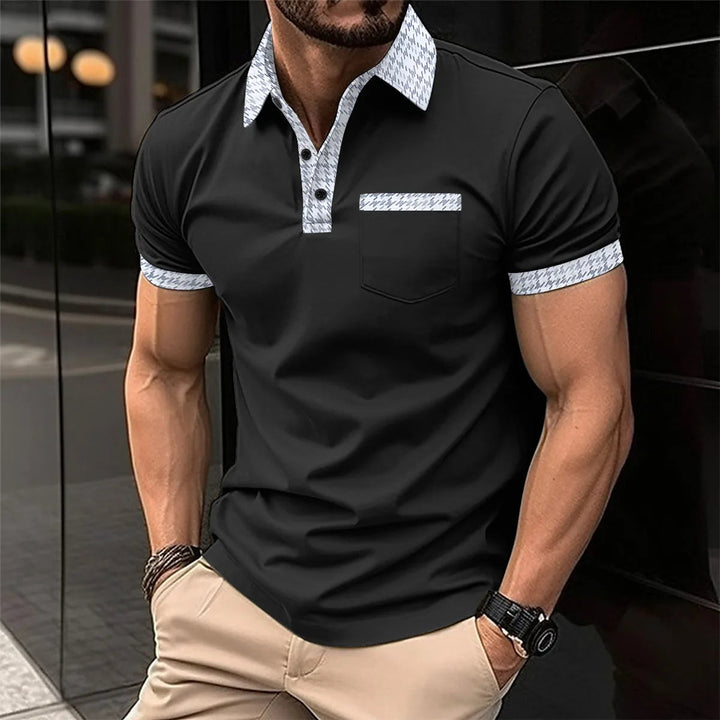 Stijlvol en ademend Thorneus heren poloshirt. Korte mouw, perfect voor casual, kantoor of zomerse vrije tijd.