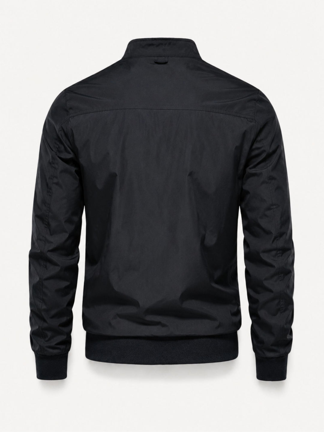 Casual herenjas: een comfortabel bomberjack met regular fit, opstaande kraag en handige ritssluiting.