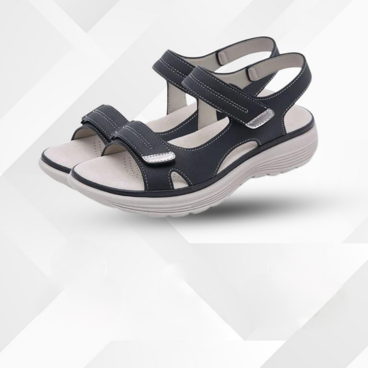 Hallux valgus dames sandalen Celina, ergonomisch ontworpen voor optimale voetondersteuning.