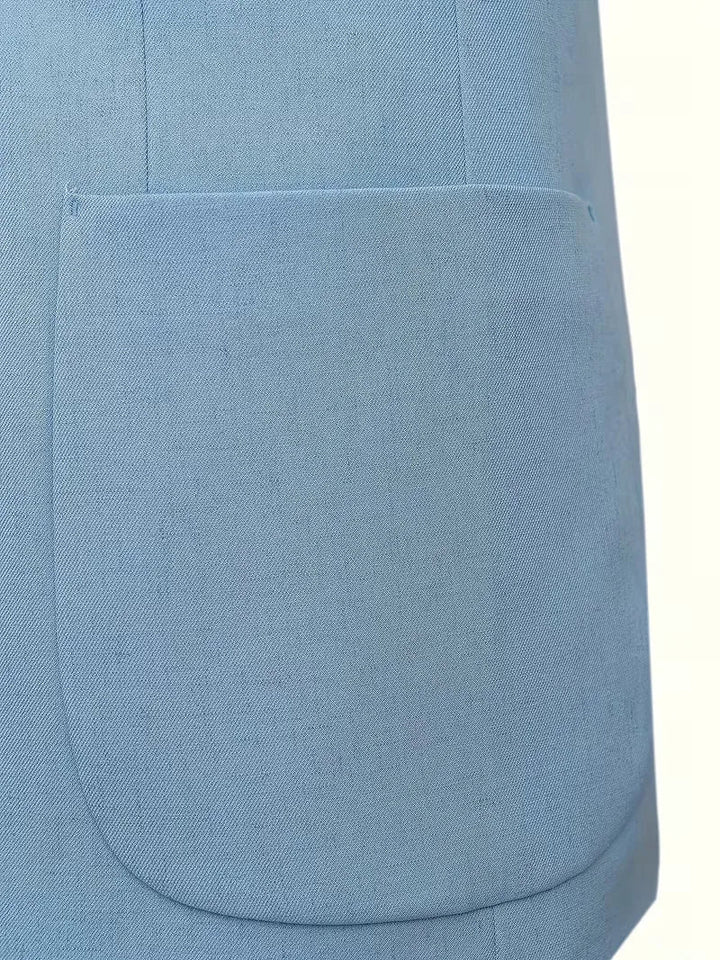 Heren linnen blazer, slimfit en stijlvol, perfect voor elke formele gelegenheid.