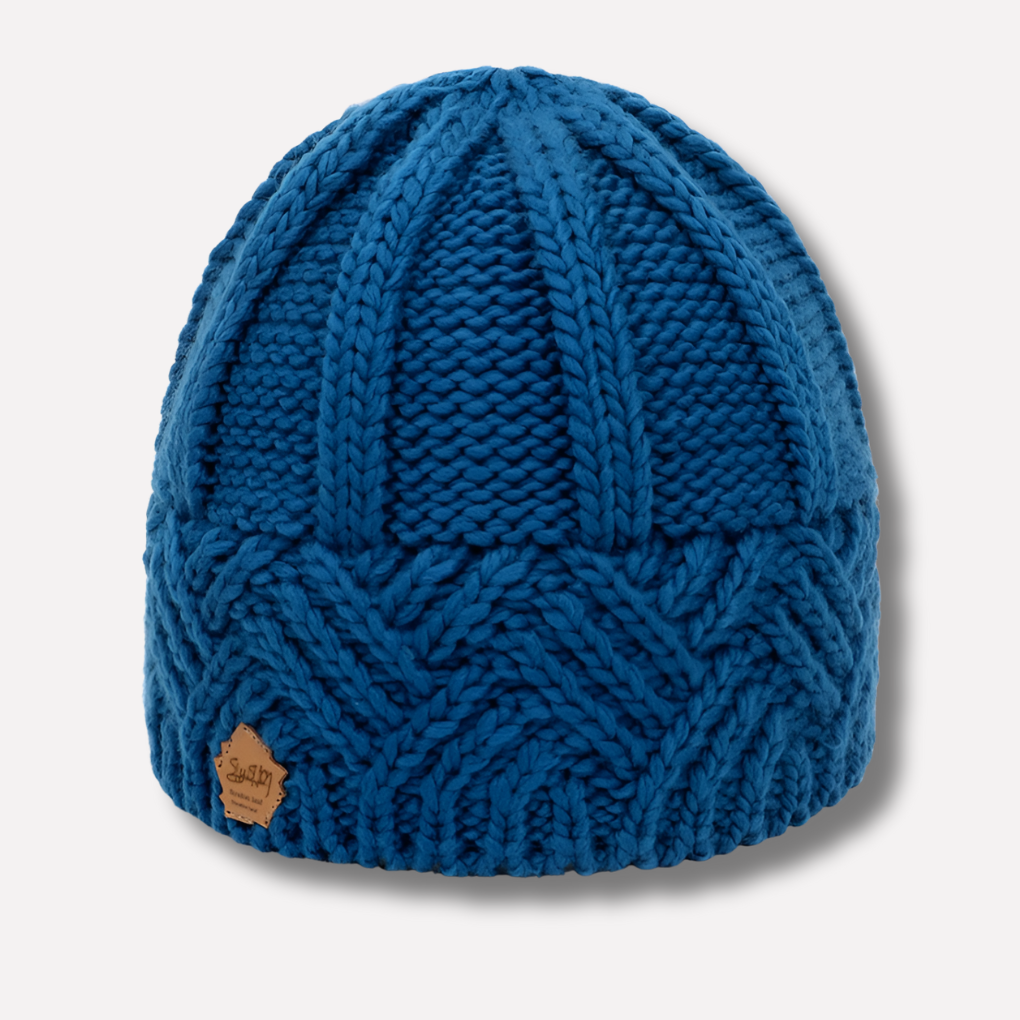Comfortabele gebreide muts voor dames, zacht acryl, warme pasvorm. Ideaal als beanie.