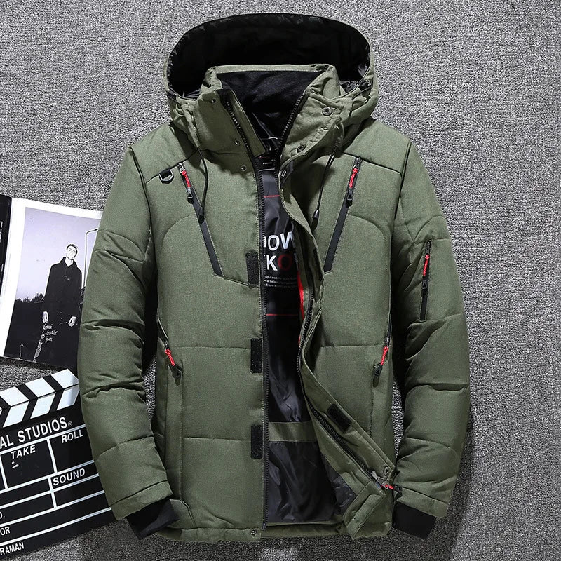 Warme heren winterjas, Arctic stijl, perfect voor de koudste winterdagen.