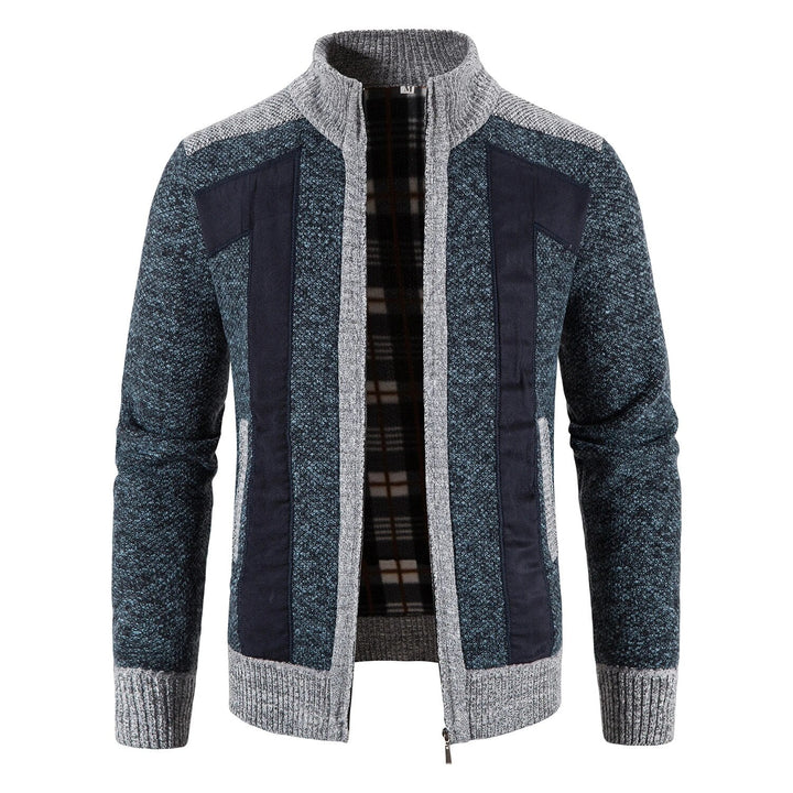 Stijlvol herenvest met hoge colkraag voor extra warmte en comfort. Perfect voor koude dagen.