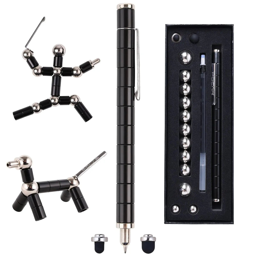 Fidget pen, magnetisch speelgoed voor ontspanning, concentratie en als anti-stress gadget.