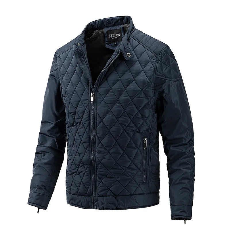 Comfortabele gewatteerde herenjas, perfect voor casual dagelijks gebruik en als warme bovenkleding.