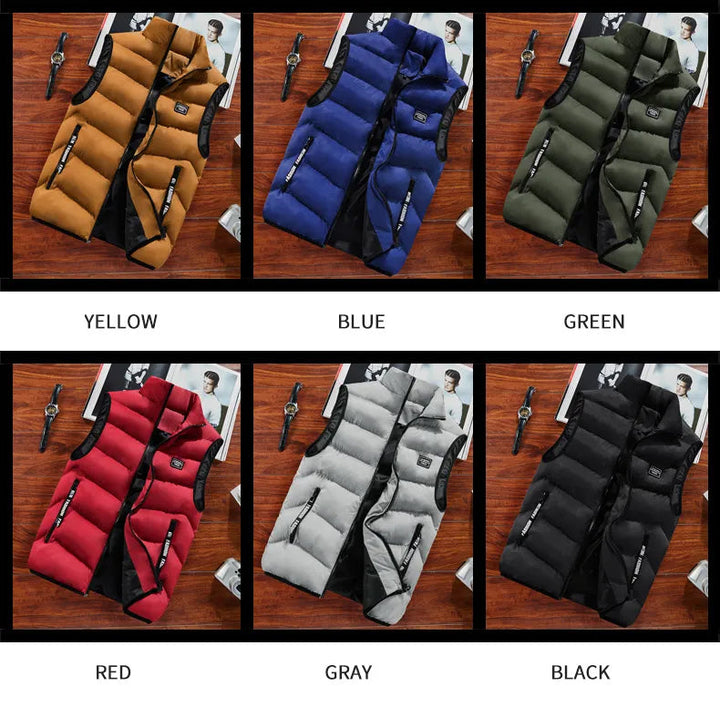 Duurzame heren bodywarmer, warme vulling voor optimale isolatie. Stijlvol vest.