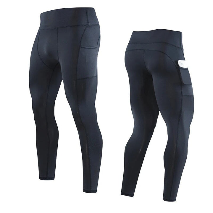 Strakke heren sportlegging met gestroomlijnd design voor optimale prestaties en look.