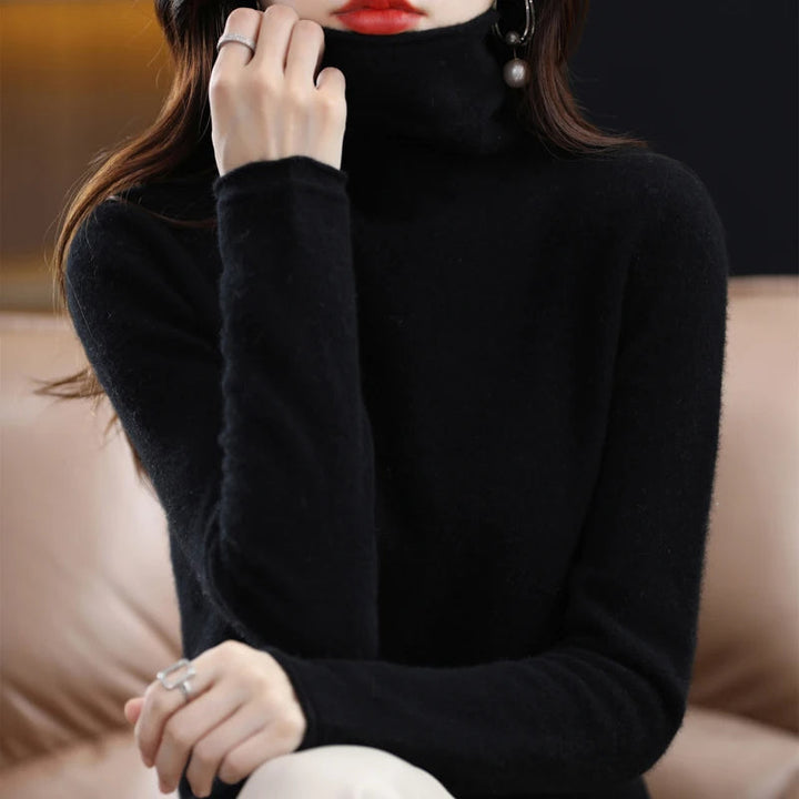 Luxe dames kasjmier coltrui, heerlijk zacht en warm, een must-have voor koud weer.