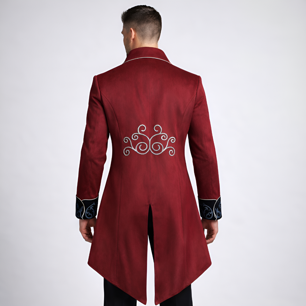 Steampunk blazer voor heren, vintage stijl, ideaal voor cosplay, Halloween of Victoriaanse evenementen.