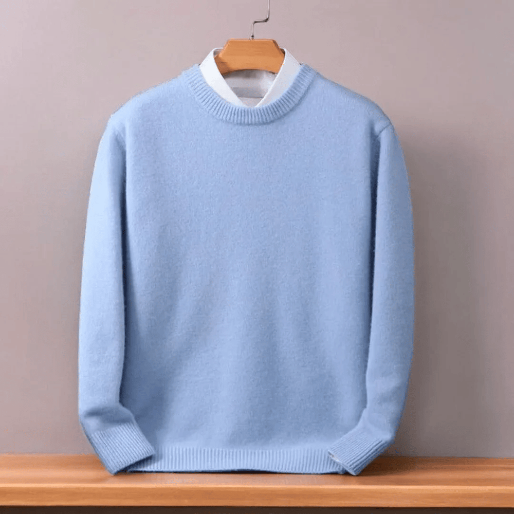 Zachte heren oversized kasjmiertrui in tijdloze stijl, ultiem comfort en casual luxe voor mannen.