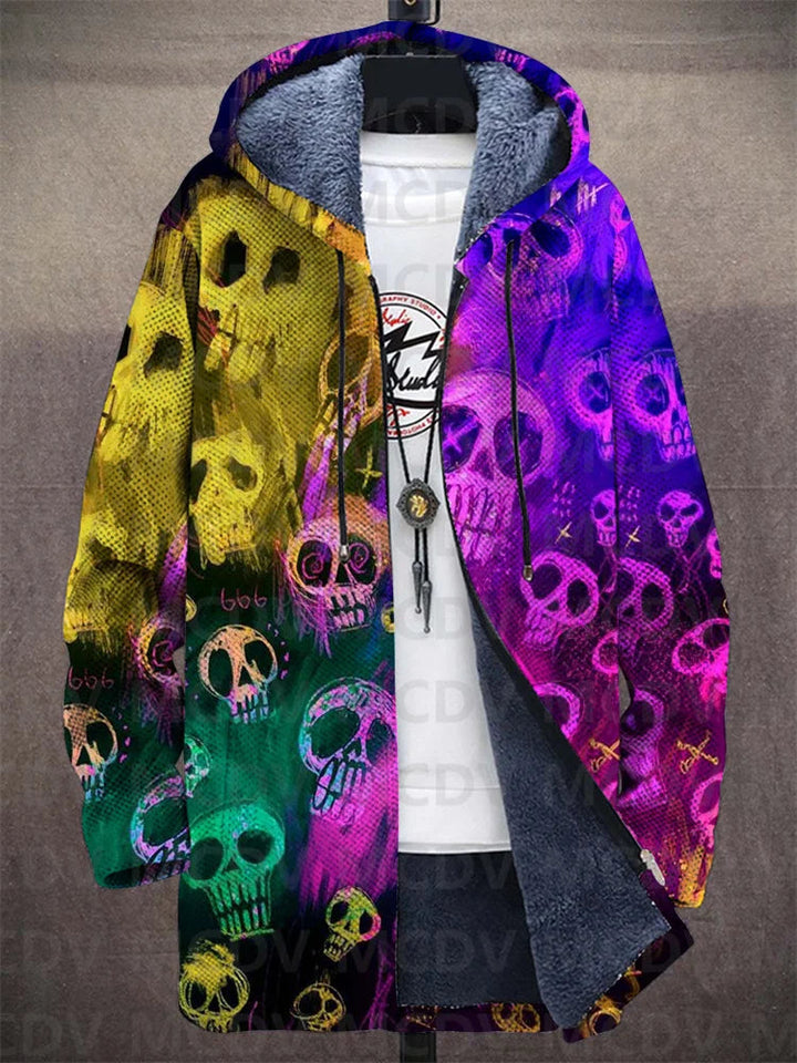 Comfortabel heren vest voor casual mode. Warme winterkleding met opvallende print.