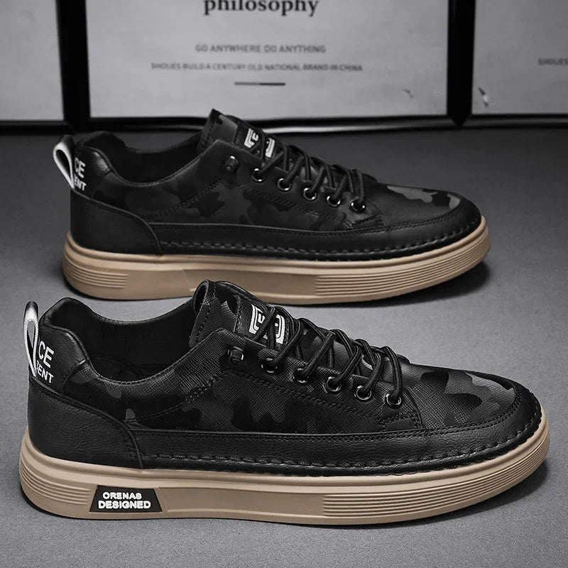 Nieuwe Hoymans lente/herfst heren sneakers, waterdicht, comfortabel en stijlvol voor de moderne man.