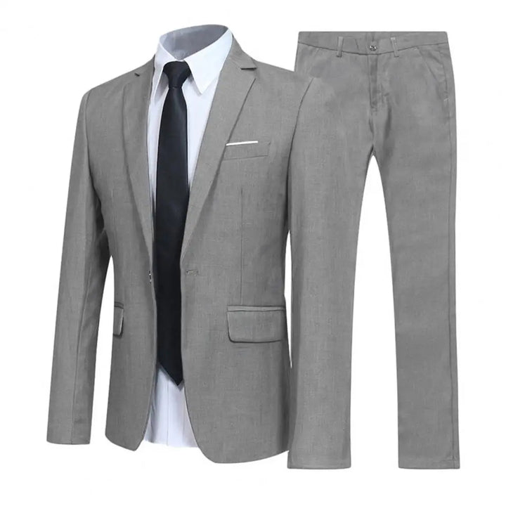 Stijlvol damespak, perfecte lente/zomer kantooroutfit. Tweedelig pak voor een elegante en comfortabele look.
