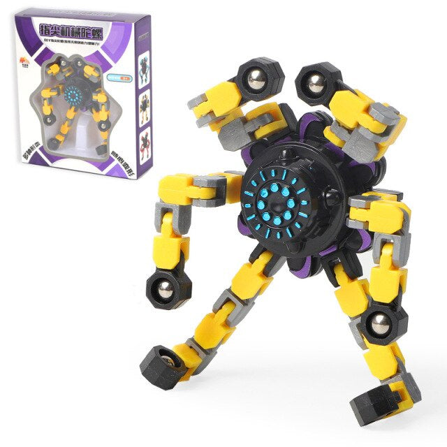Anti-stress Gyro Spinner voor kinderen, vermindert stress en bevordert rust en concentratie; perfect ADHD speelgoed.
