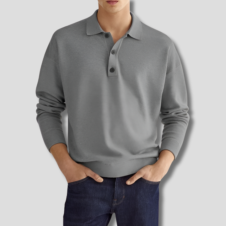 Casual herenpolo met korte mouwen, modieus en comfortabel voor ontspannen dagen. Een tijdloze klassieker.