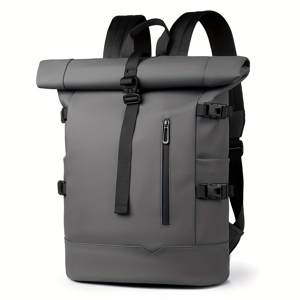 Elegante waterdichte heren laptoprugzak, perfect voor forenzen, studenten en zakenreizen.