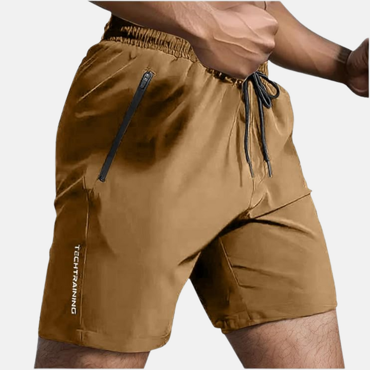 Veelzijdige heren sportshorts voor training, hardlopen, strand en casual zomerse outfits. Optimaal comfort.