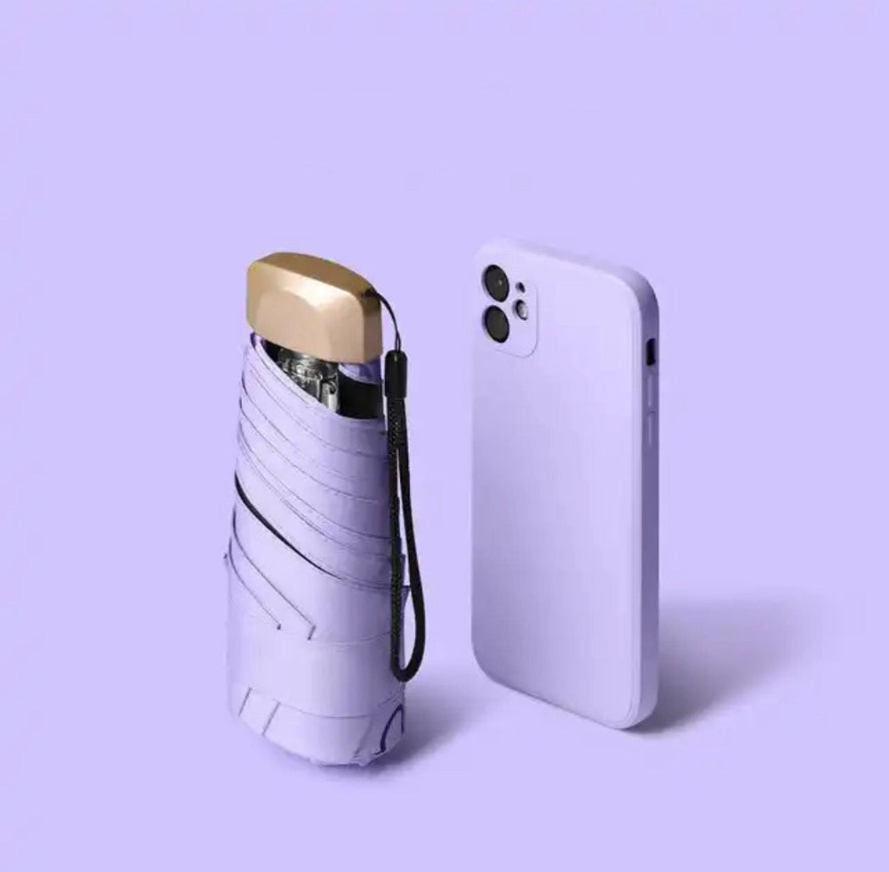 Lichtgewicht reisparaplu Pico, compact formaat voor optimale bescherming tegen regen en UV-stralen.