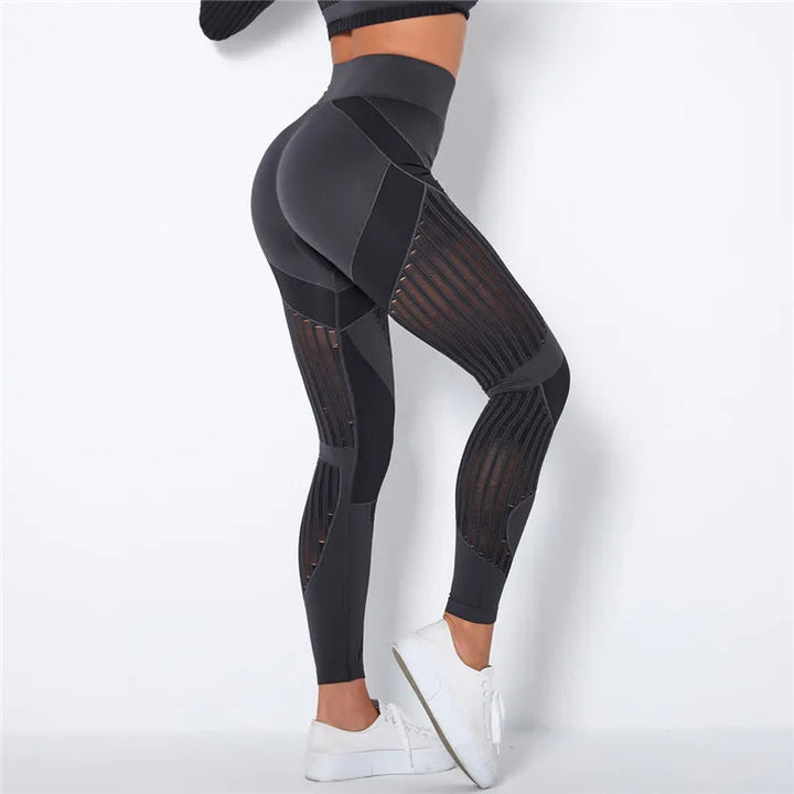 Naadloze sportlegging dames, corrigerend effect, perfect voor workouts. Gemaakt van stretchy polyester/spandex.